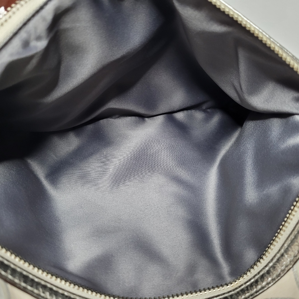 Coach Poppy Metallic Signature C's Sateen Jacquard Shoulder Tote A1293-19131 - Picture 9 of 11